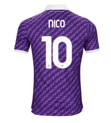 Fiorentina Nicolas Gonzalez #10 Primera Equipación 2023-24 Manga Corta